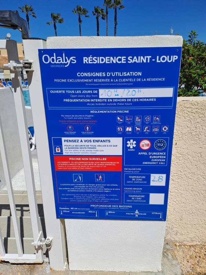 Studio Climatise Box 5 G Residence Odalys Saint Loup, Piscine ,Parking Prive Et Superette 25 阿格德 外观 照片